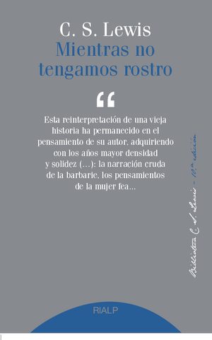 Mientras no tengamos rostro